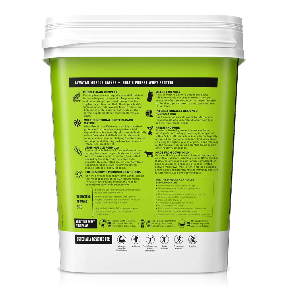 Avvatar Muscle Gainer | 4 Kg