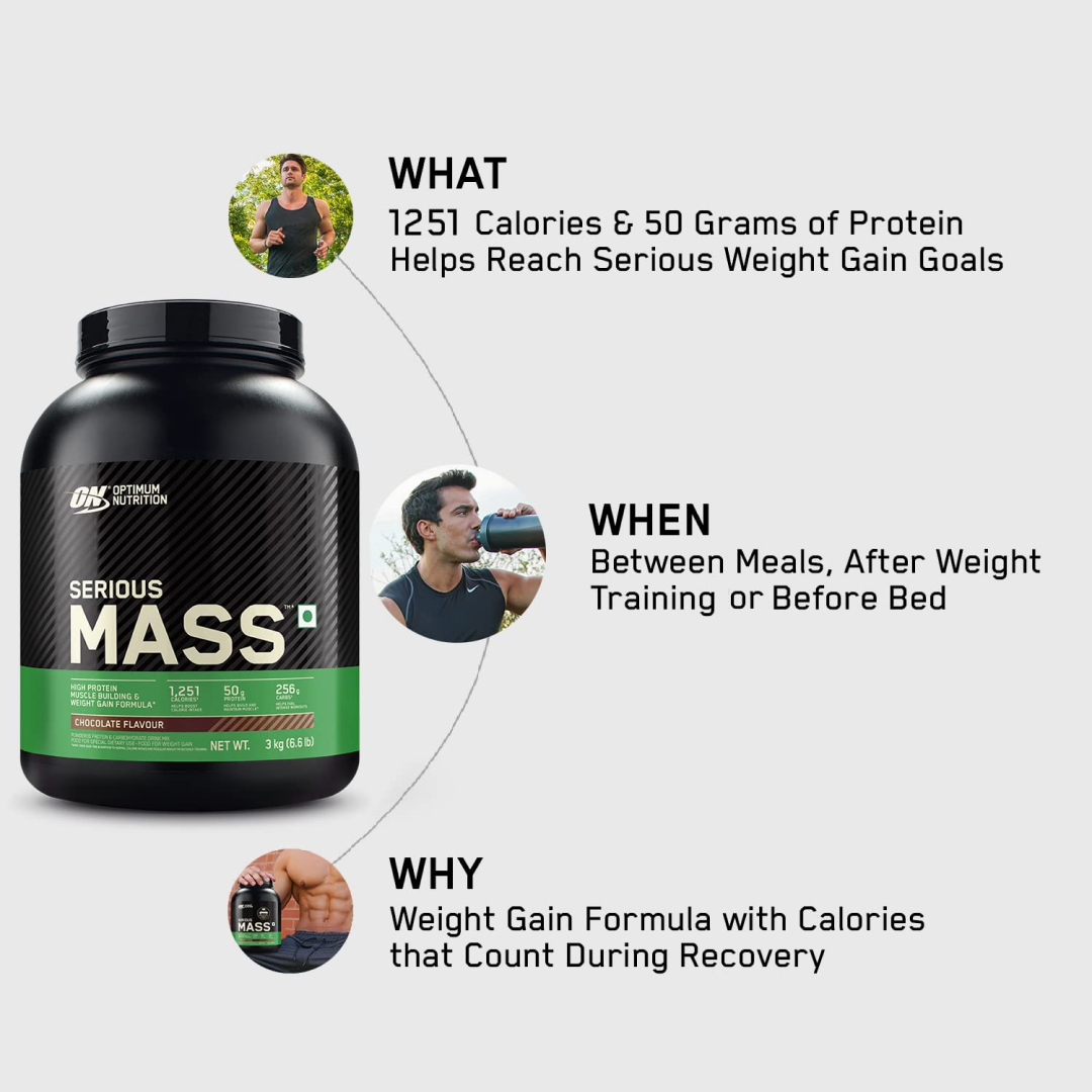 ON (Optimum Nutrition) Serious Mass, 5 kg (11 lb)