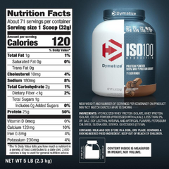 Dymatize Nutrition ISO 100 - 5 Lbs