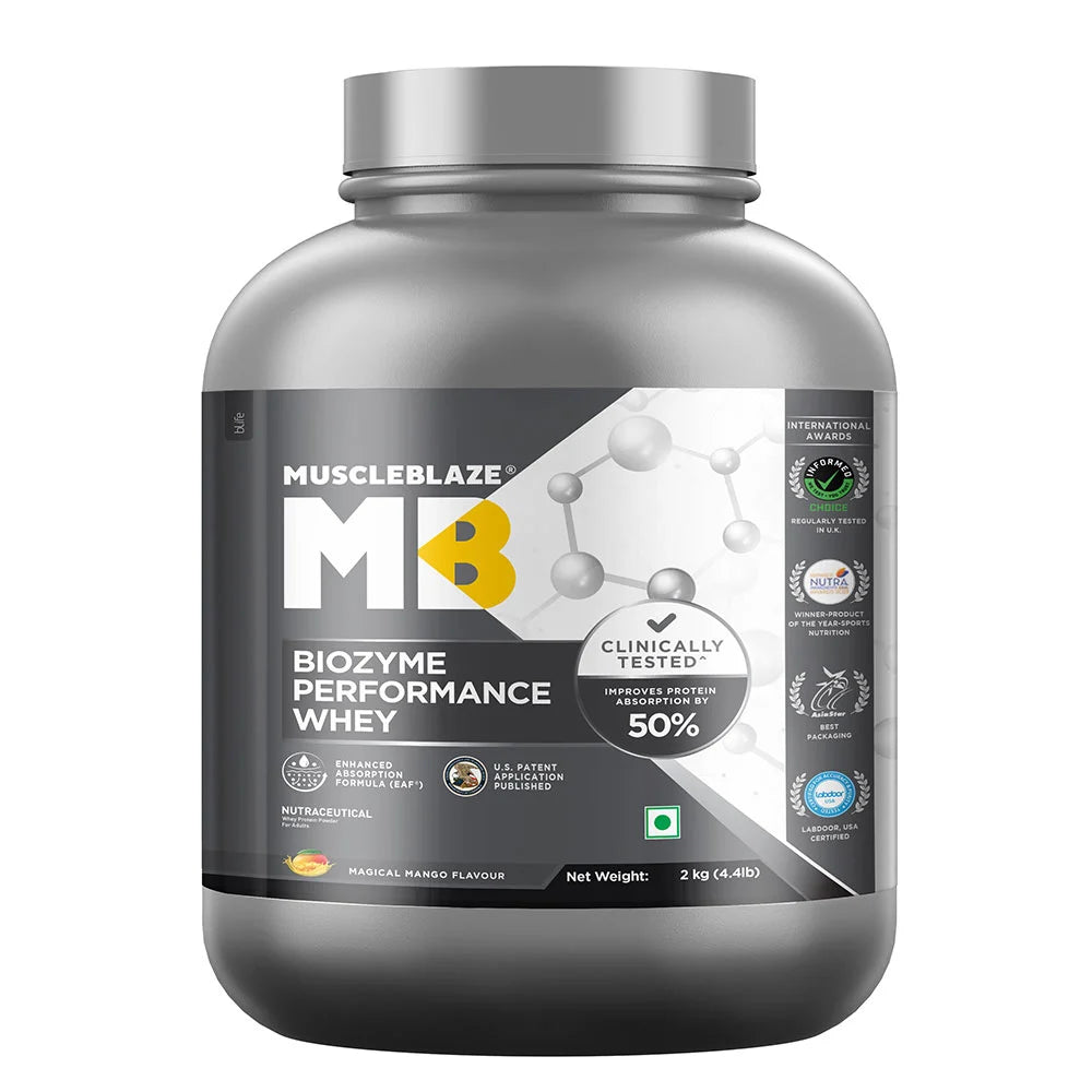 MuscleBlaze Biozyme Performance Whey