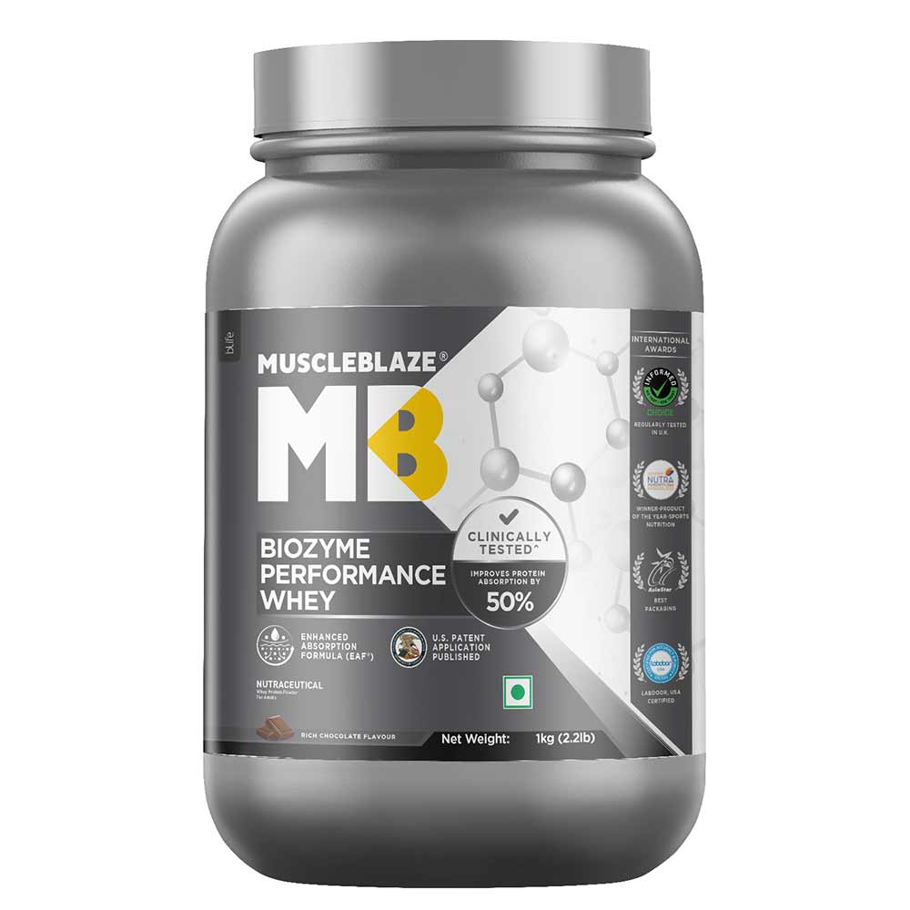 MuscleBlaze Biozyme Performance Whey