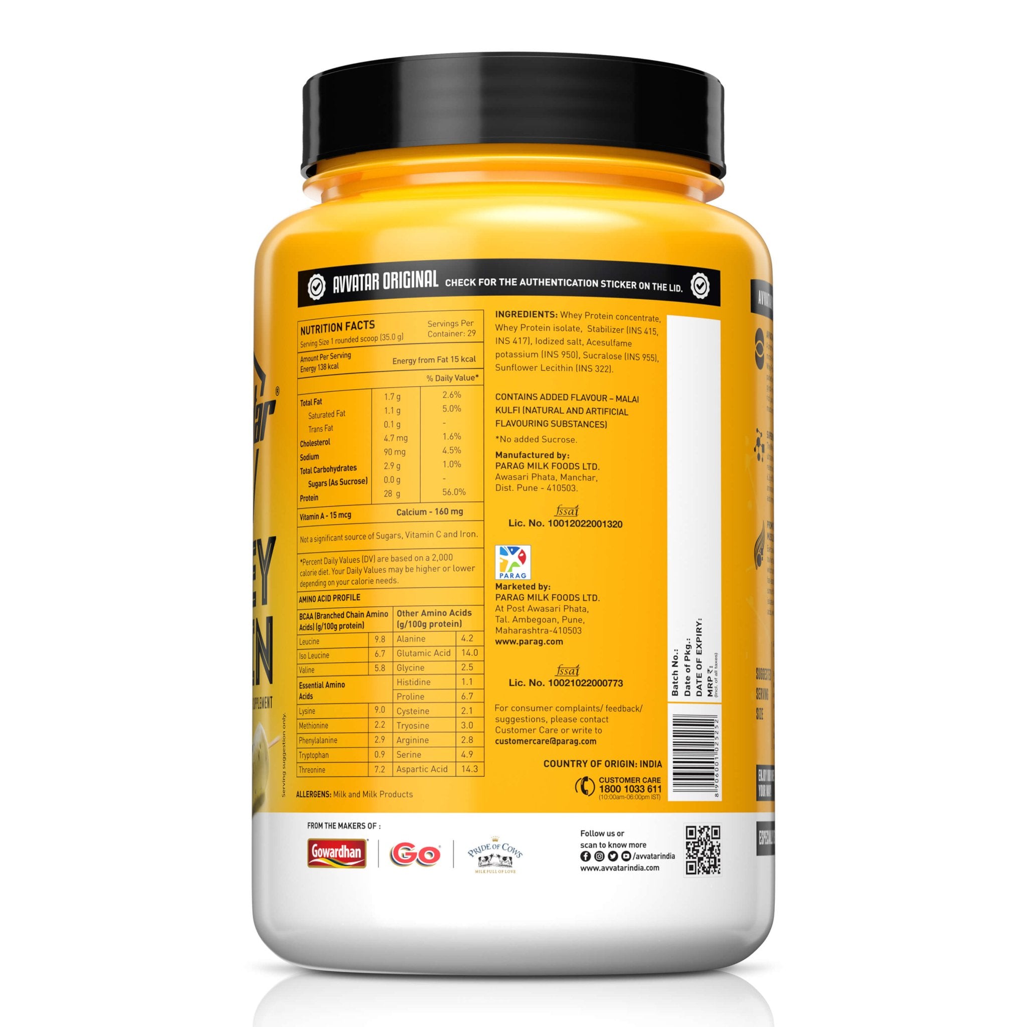 Avvatar Whey Protein - Health Core India