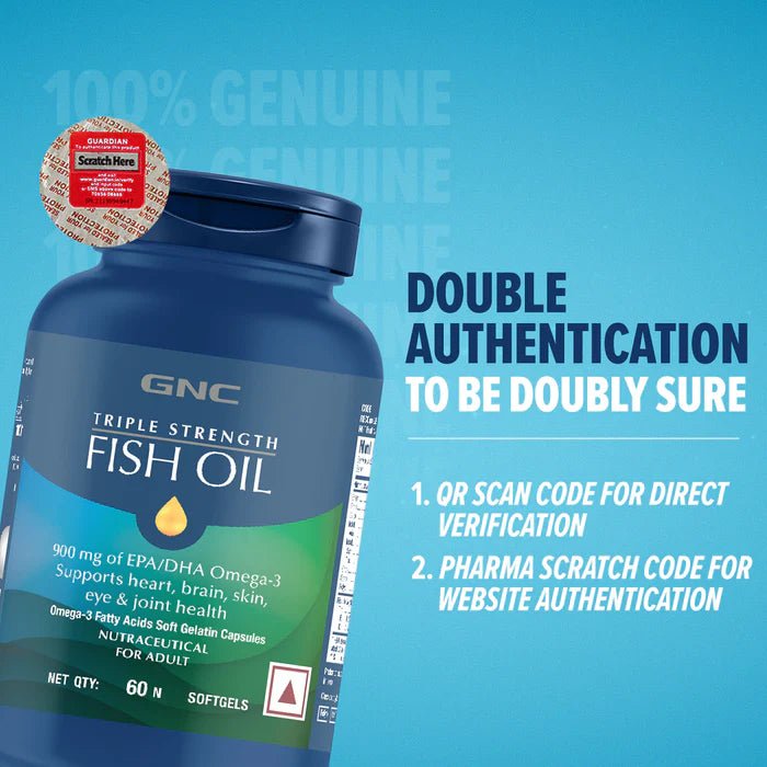 GNC Fish Oil 60 Tab - Health Core India