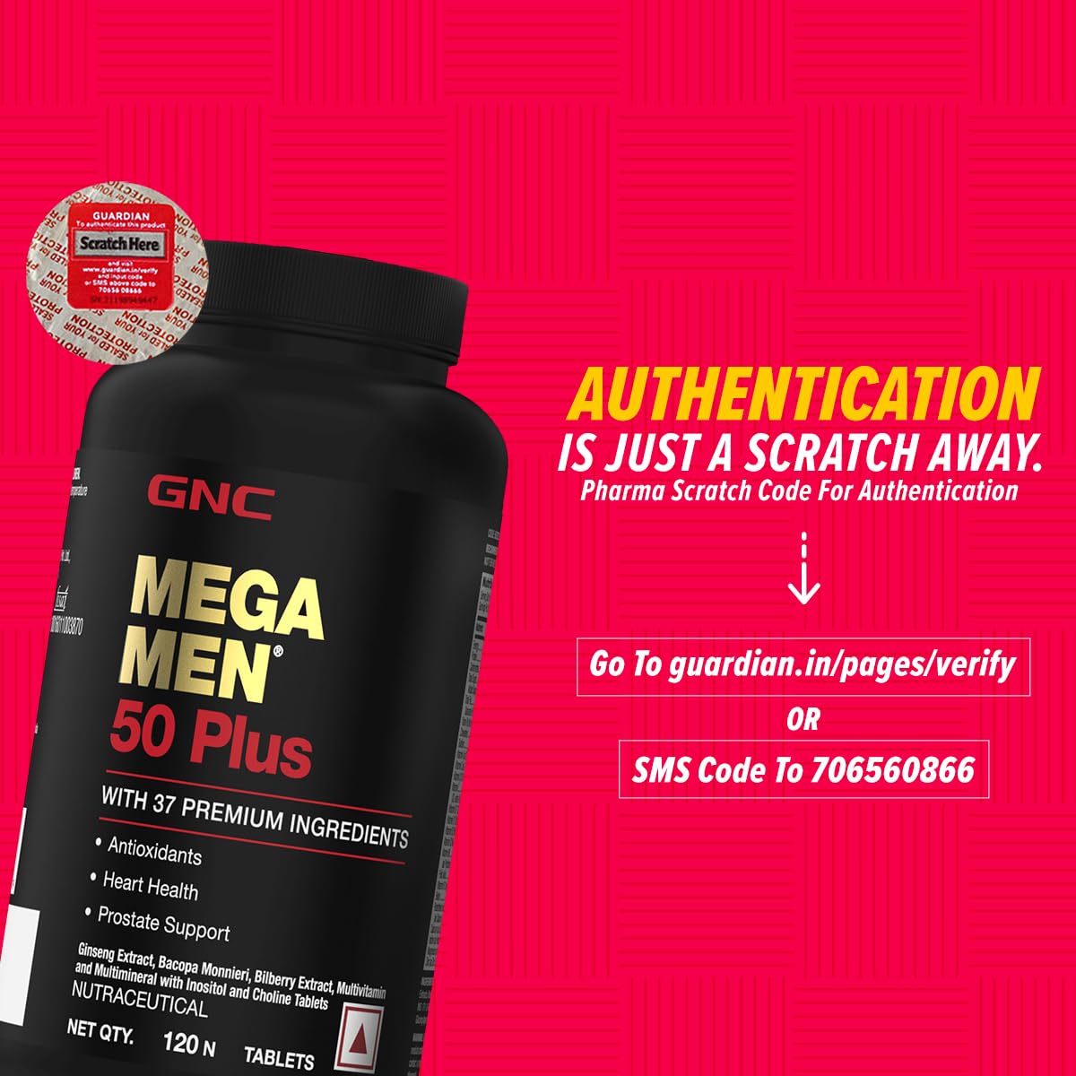 GNC Mega Men 120 Tab - Health Core India