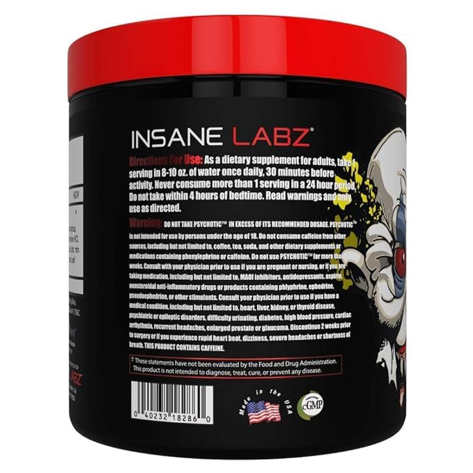 Insane Psychotic Pre Workout - Health Core India