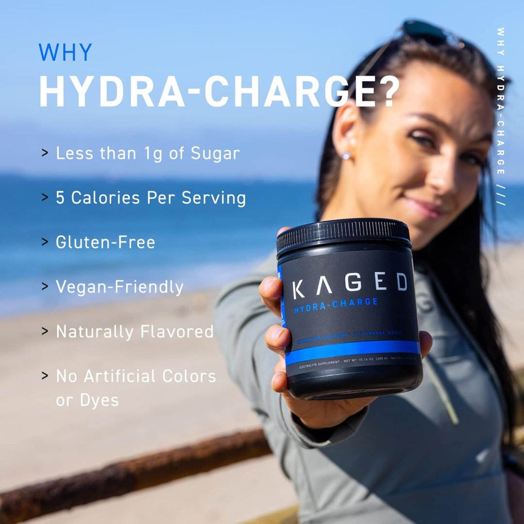 Kaged Muscle Hydra Charge Premium Electrolyte - 60 Servings - Health Core India