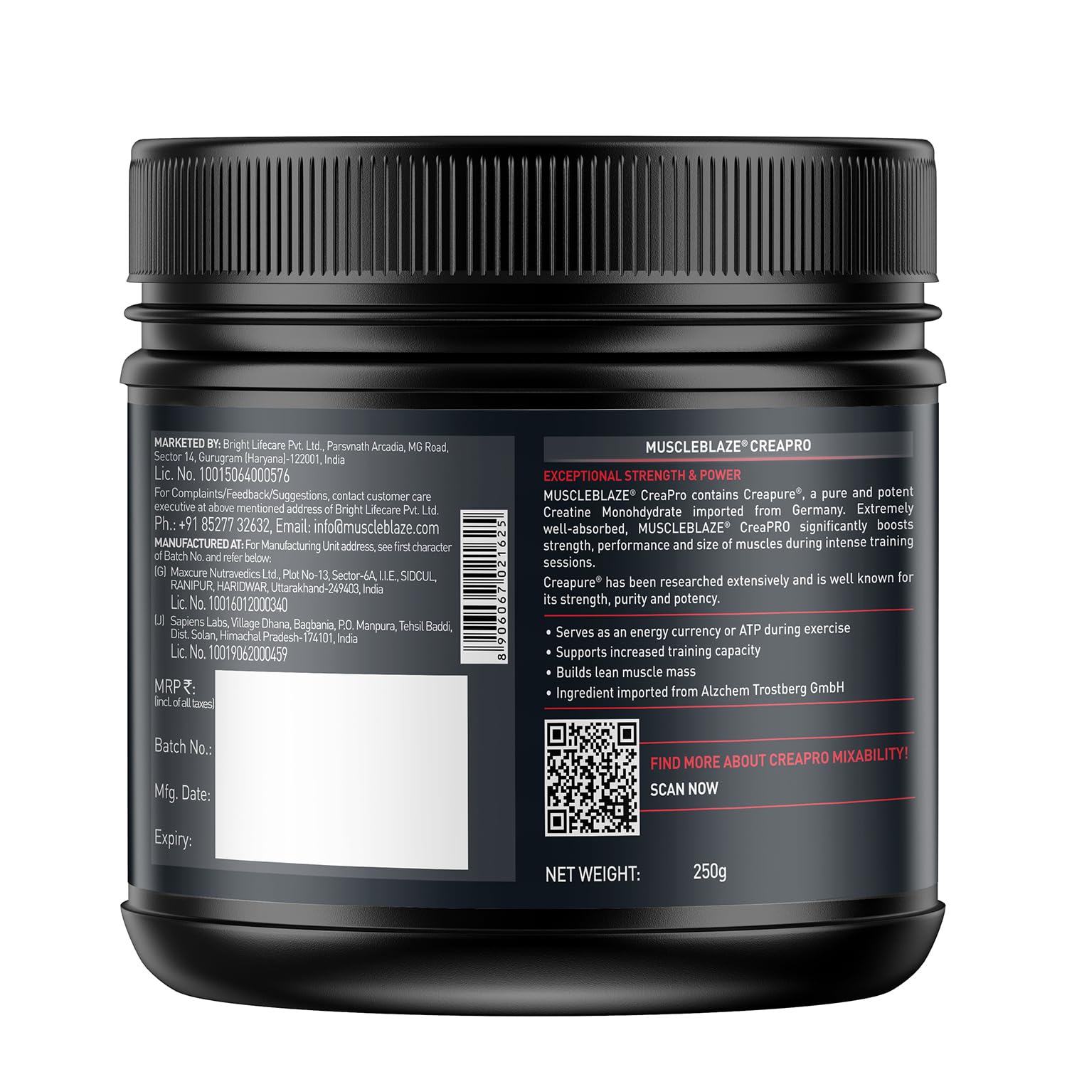 MB Creapro 250g - Health Core India