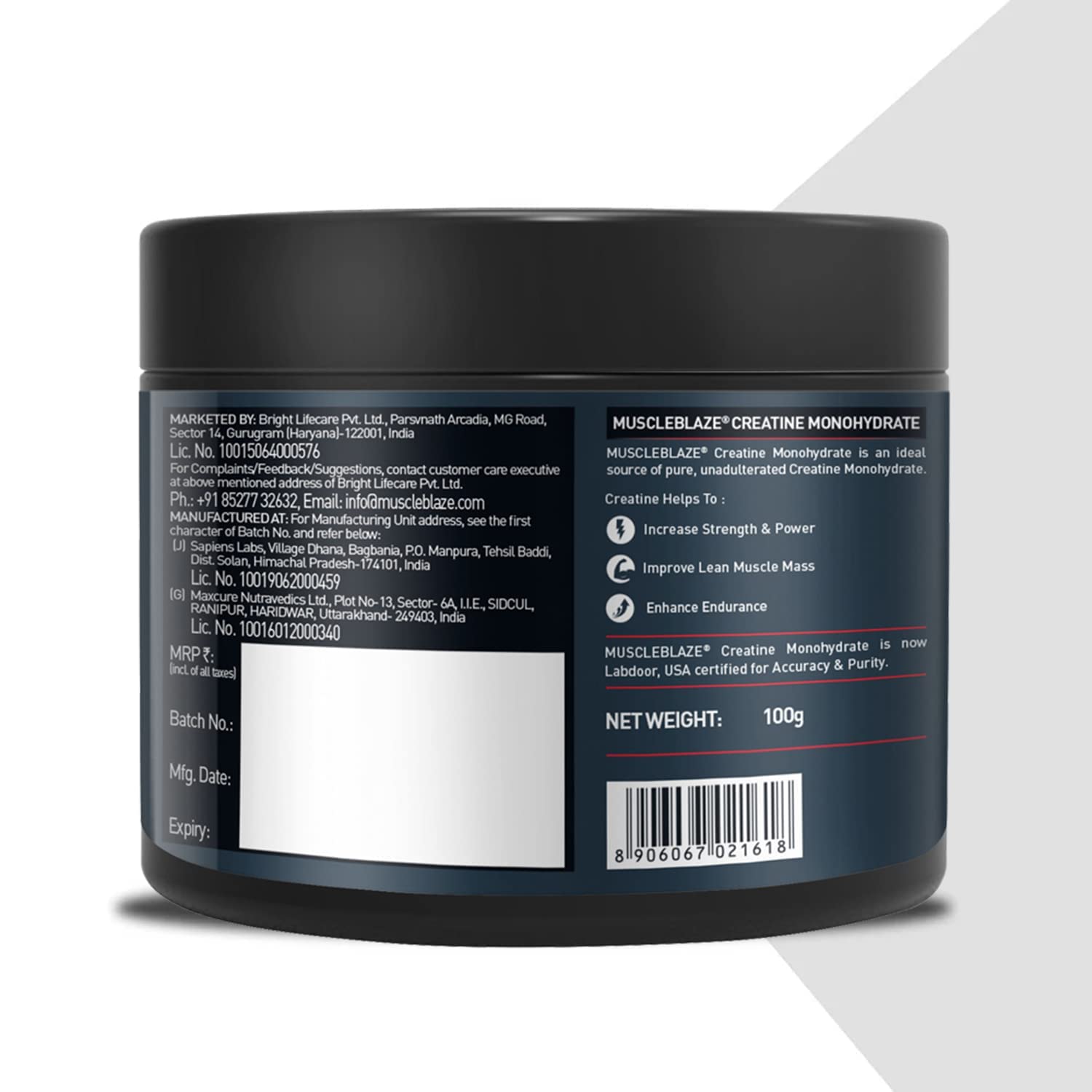 MB Creatine 100g - Health Core India