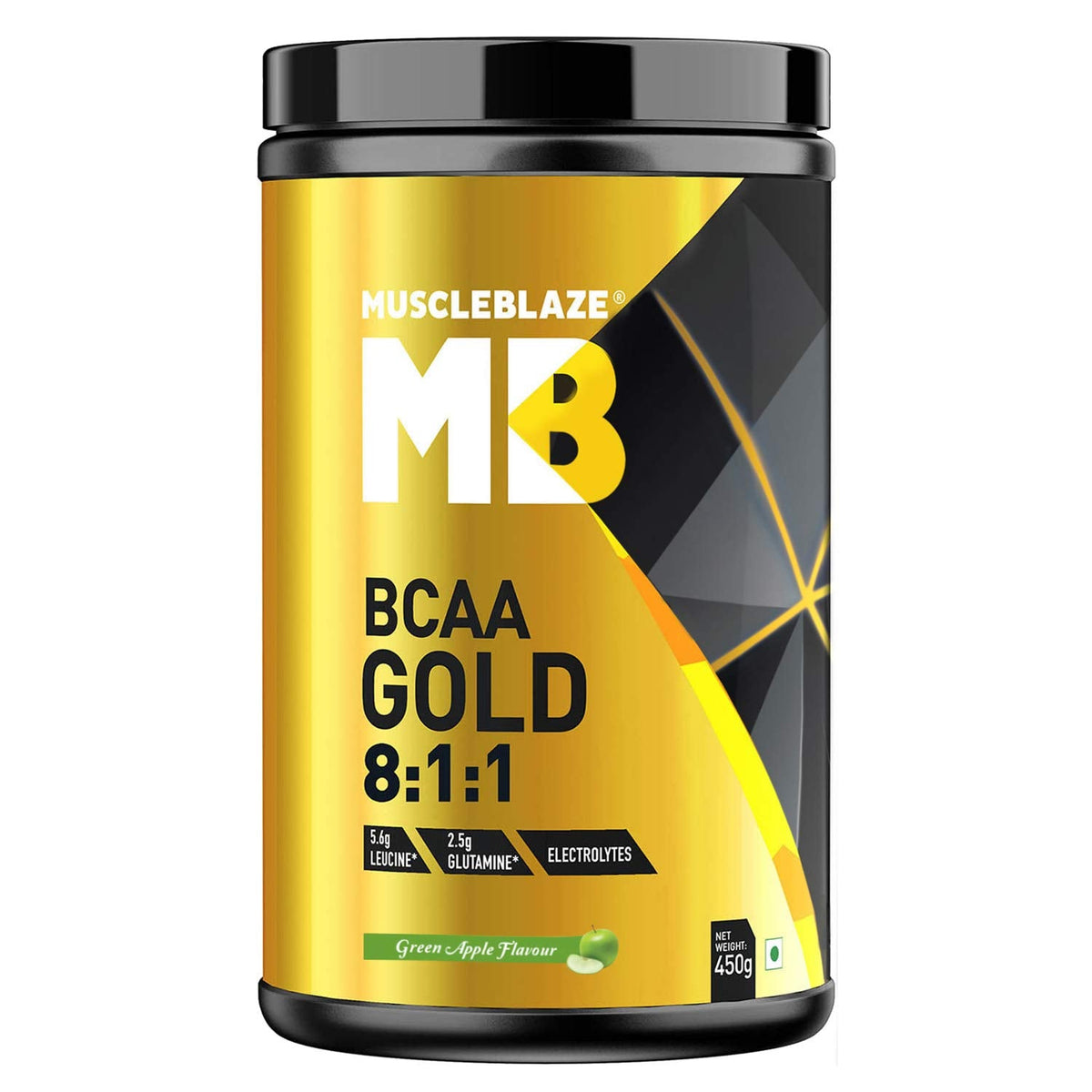 MuscleBlaze BCAA Gold 8:1:1 (450 gm, 30 Servings) - Health Core India