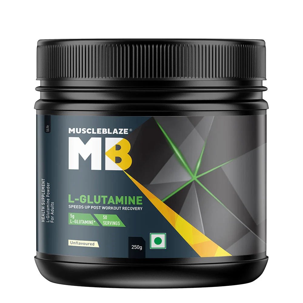 MuscleBlaze L-Glutamine, 250 g - Health Core India