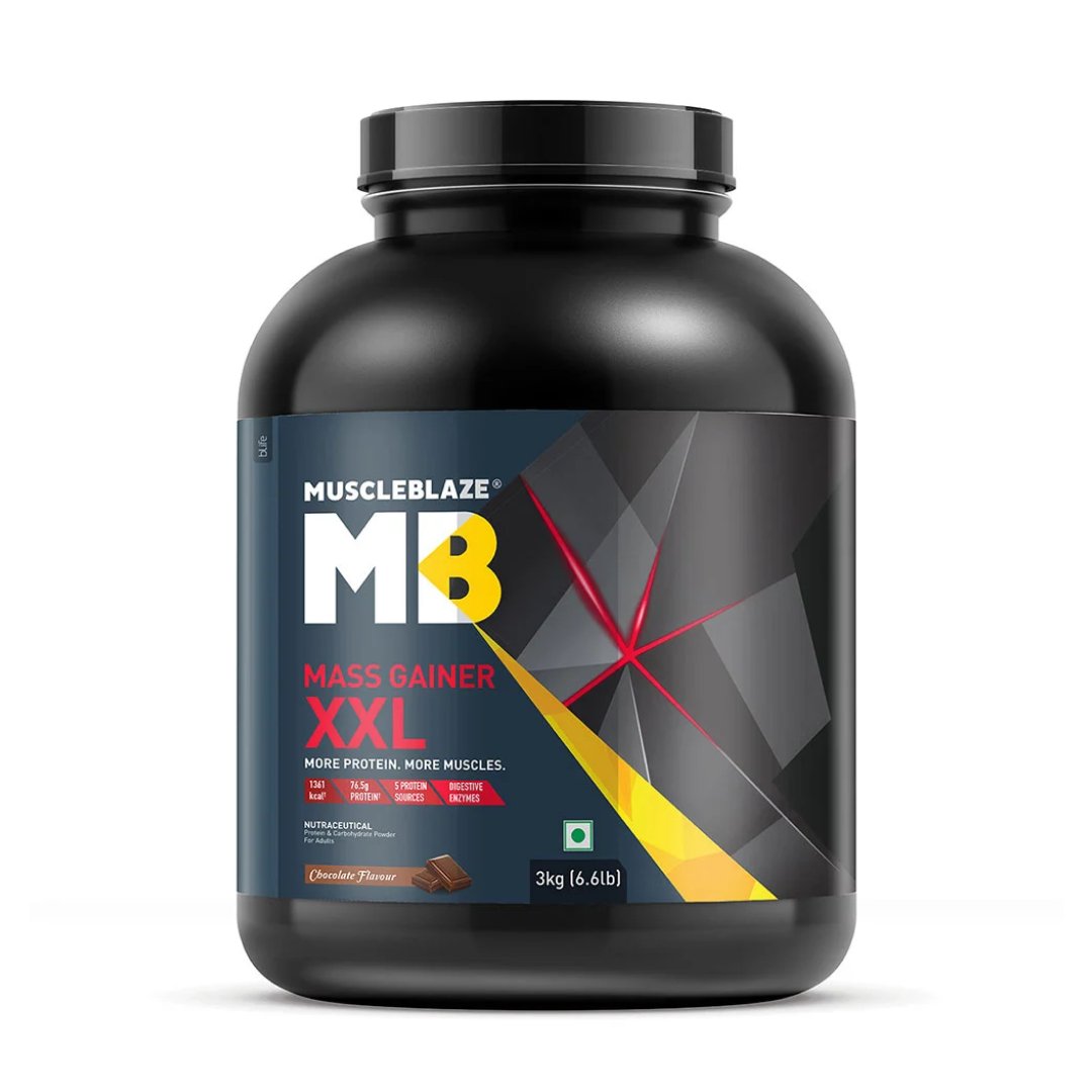 MuscleBlaze Mass Gainer XXL, 3 kg - Health Core India