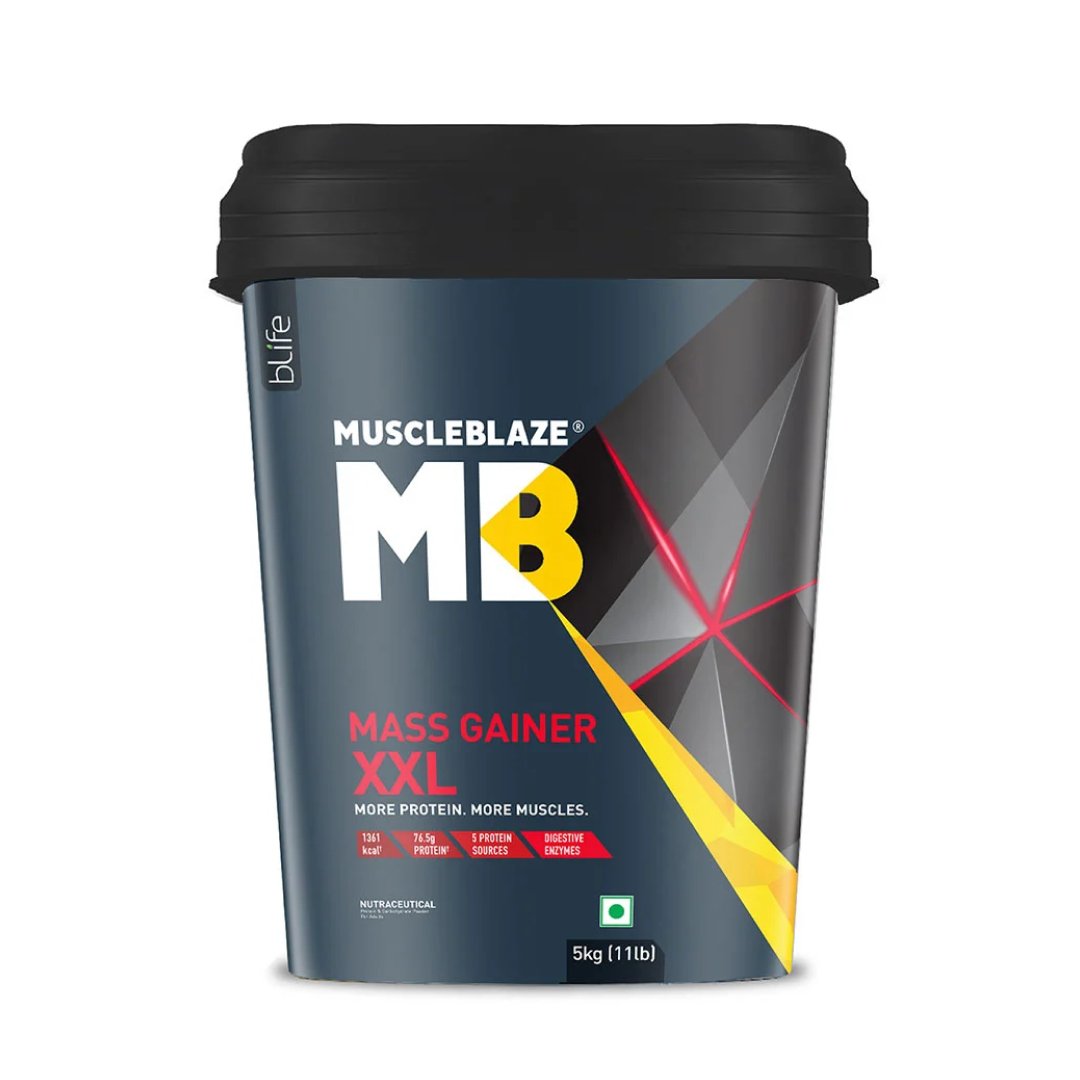MuscleBlaze Mass Gainer XXL, 5Kgs - Health Core India