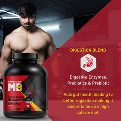 MuscleBlaze Super Gainer Black, 3 kg - Health Core India