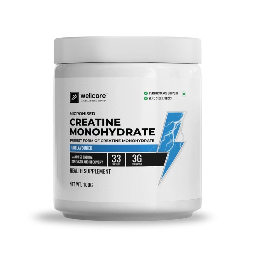 Wellcore - Pure Micronised Creatine - Health Core India